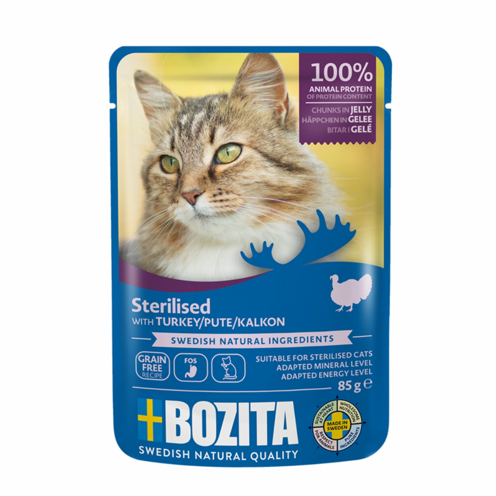 Karma BOZITA Sterilised kot 85g indyk w galarecie